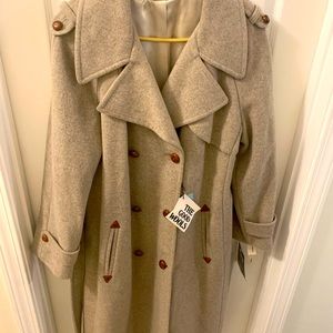 Vintage Wool Woman’s Dress Trench coat.